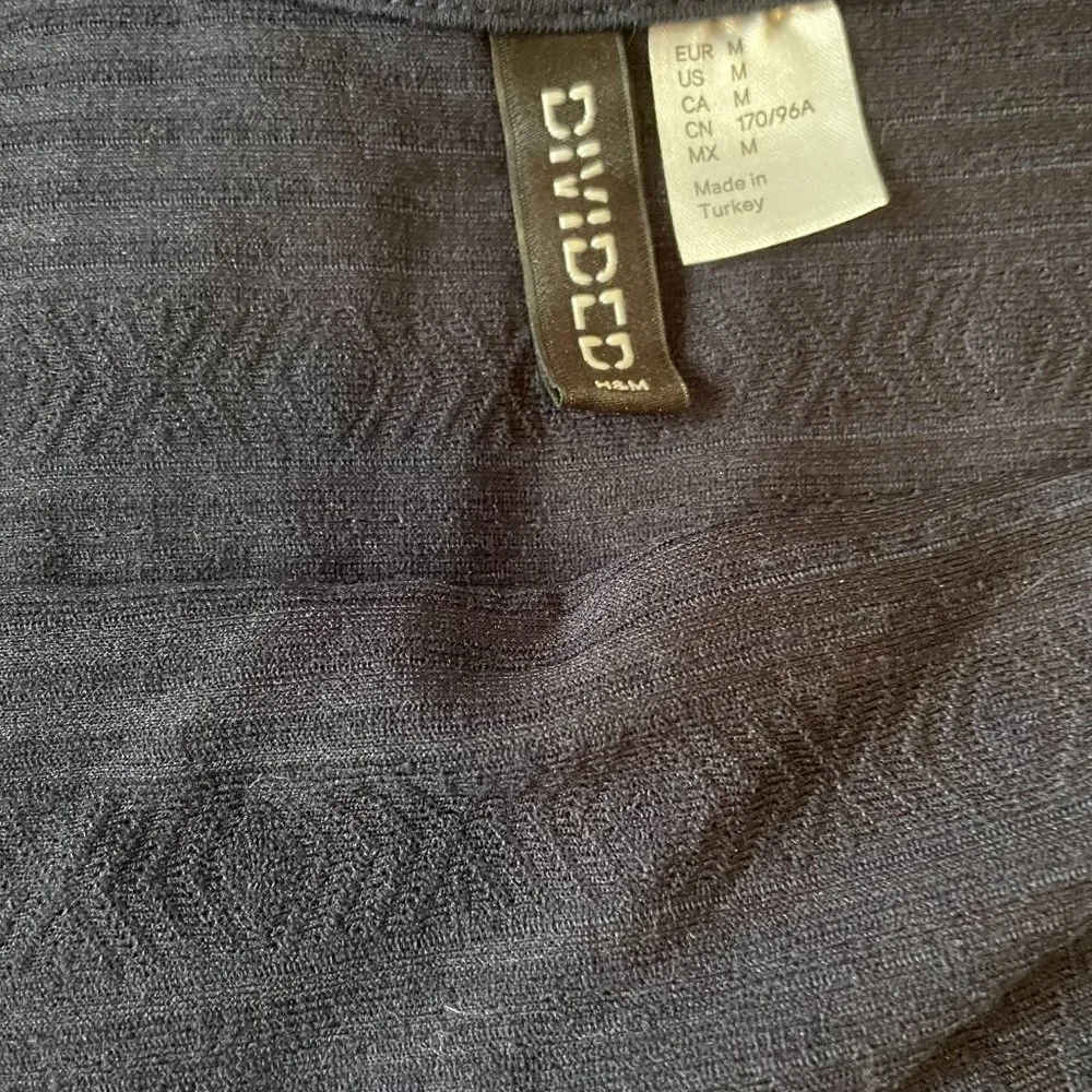 ✨HOST PICK✨DIVIDED Navy Patterned Mini Dress Size M (AU 12) - Picture 6 of 10